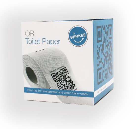 QR Code toilet paper