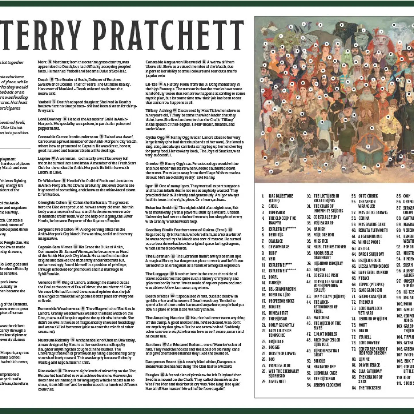 The World of Terry Pratchett 1000 Piece Puzzle