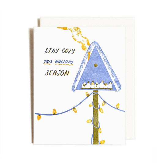 Stay Cozy | Holiday | Letterpress Card