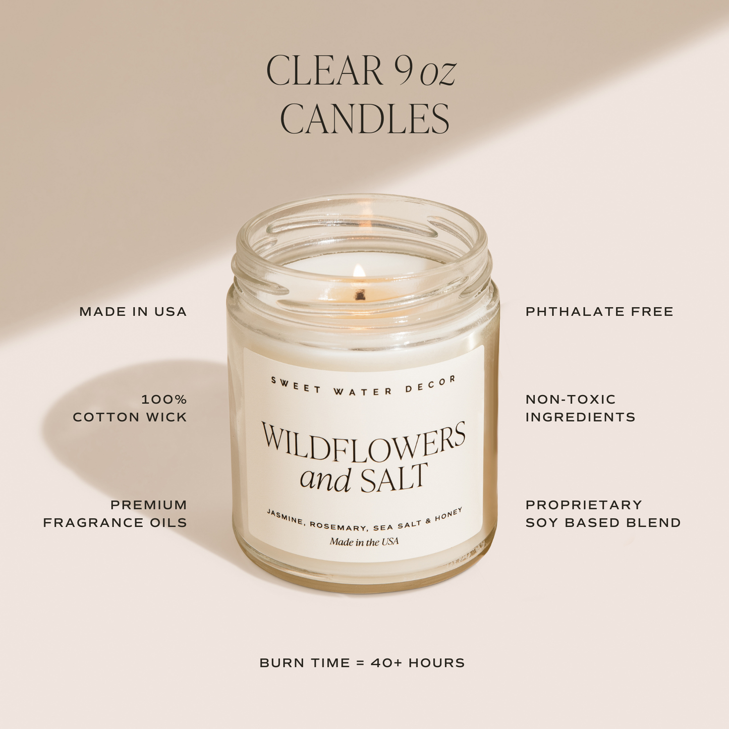 Relaxation 9 oz Soy Candle - Home Decor & Gifts