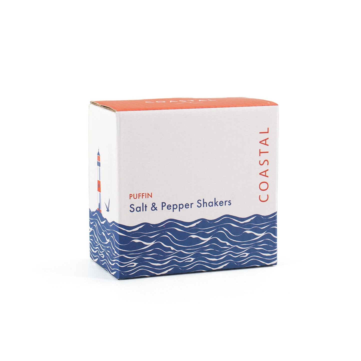 Ceramic Salt & Pepper Shakers Coastal Puffins