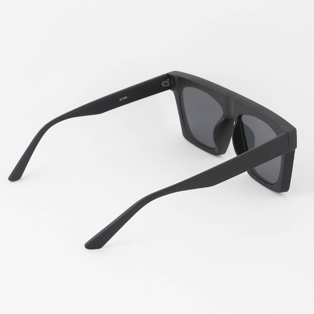 Modern Straight Matte Sunglasses