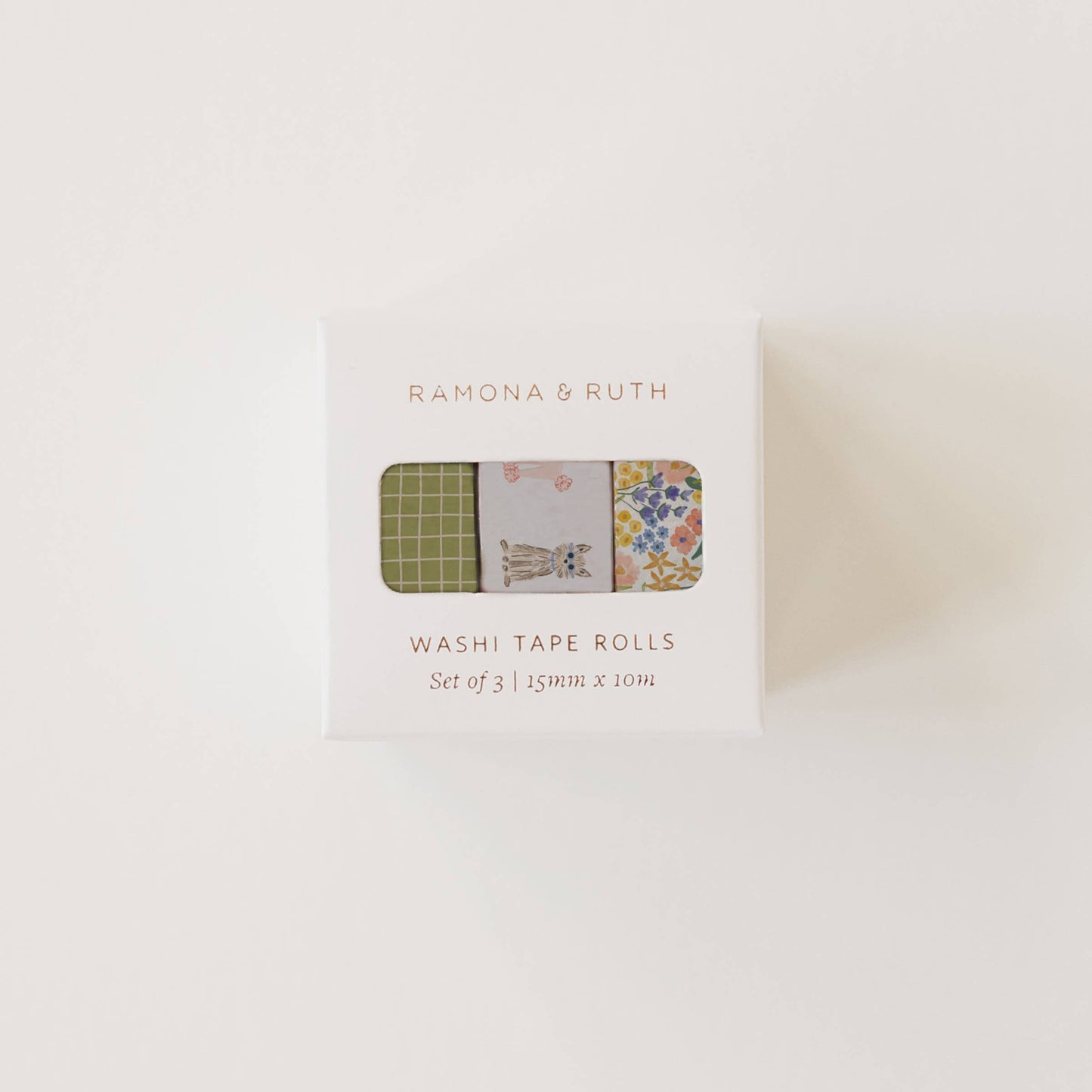 Spring Meadow Washi Tape Set | Boxed Set of 3