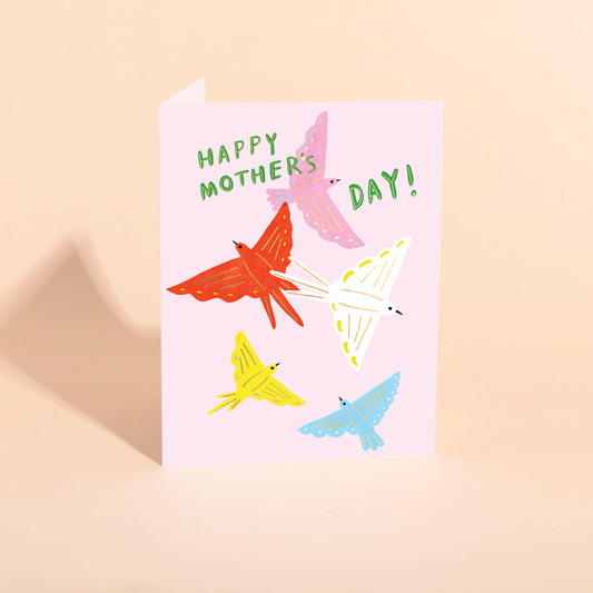 PAPER BIRDS - Mother's Day Card