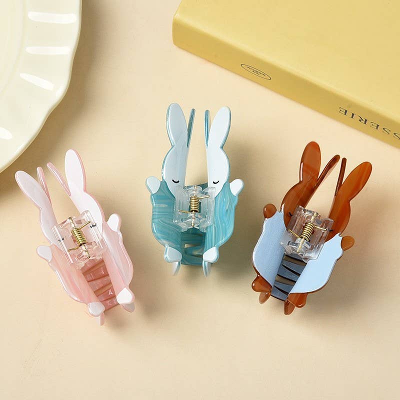 Cartoon Bunny Hair Claw, Playful Animal Hair Accessories
