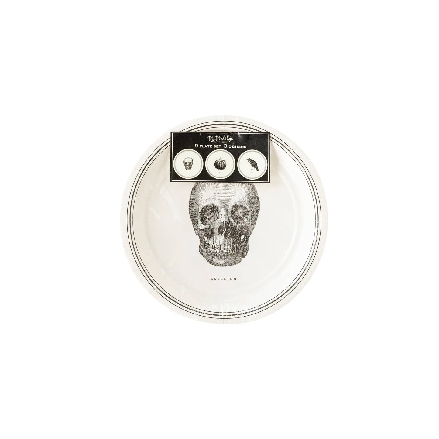 EPH942 -  Ephemera Halloween Plate Set