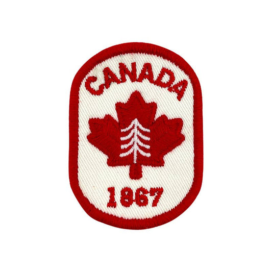 Canada iron-on embroidery patch