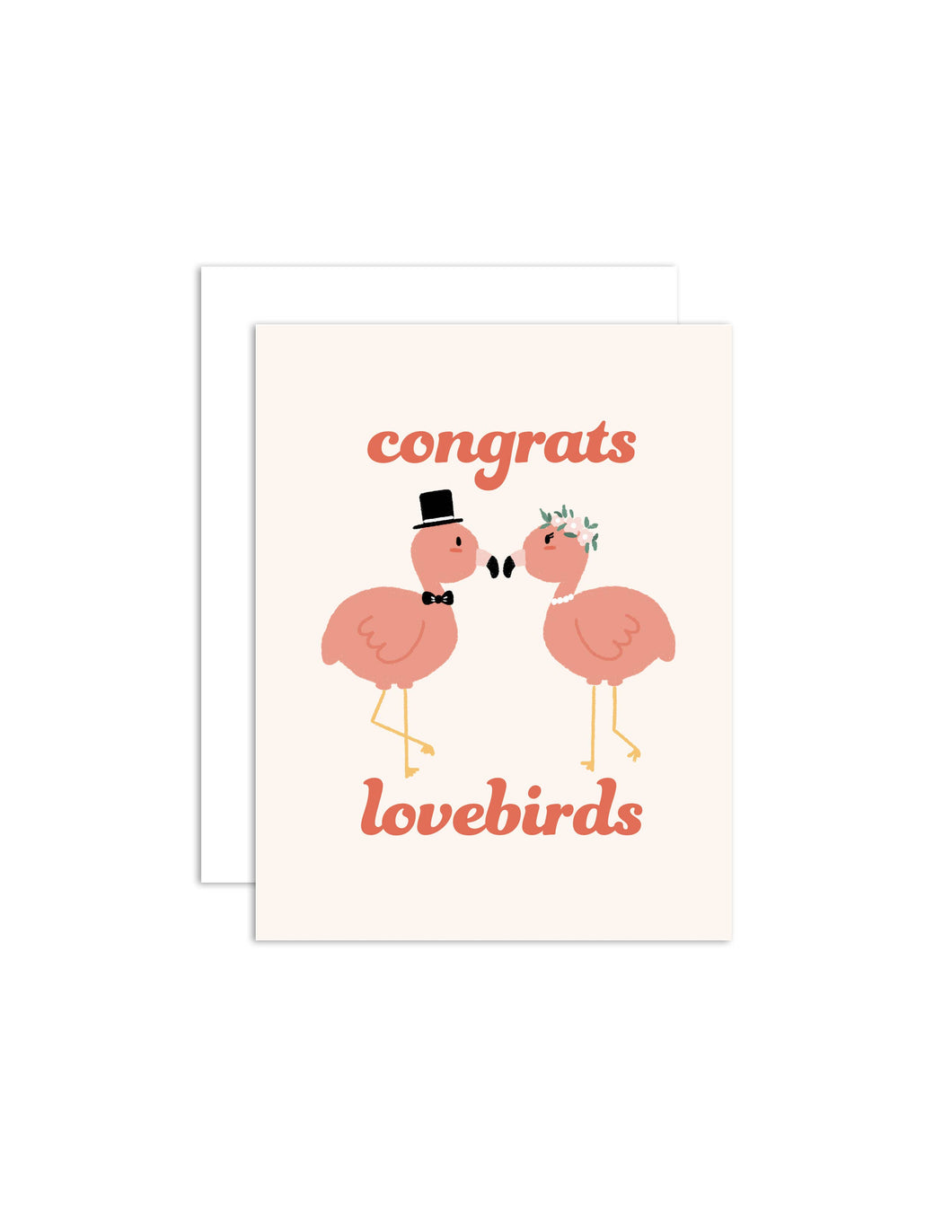 Congrats Lovebirds - Wedding/Engagement Greeting Card