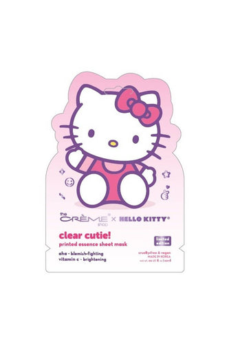 Hello Kitty Clear Cutie Sheet Mask - Front & Company: Gift Store