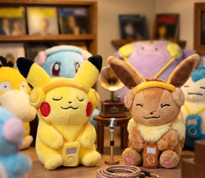 Limited! Pokémon Headset Plush Bag Charm – 12 cm