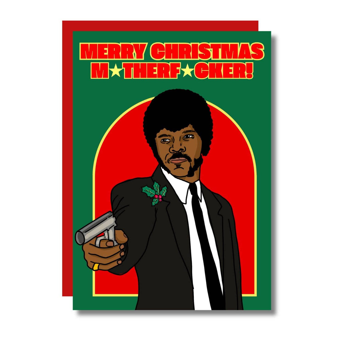 Merry Christmas M*therf*cker! Funny A6 Card