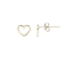 Load image into Gallery viewer, Heart Outline Stud Earrings
