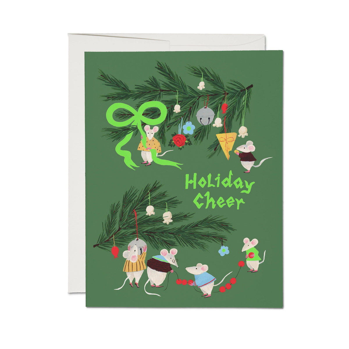 Cheerful Mice greeting card