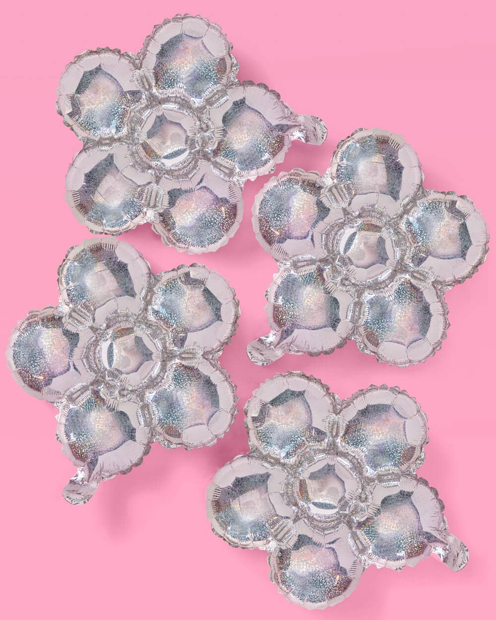 Iridescent Flower Balloons, Bday Party Decor, Bach Supplies