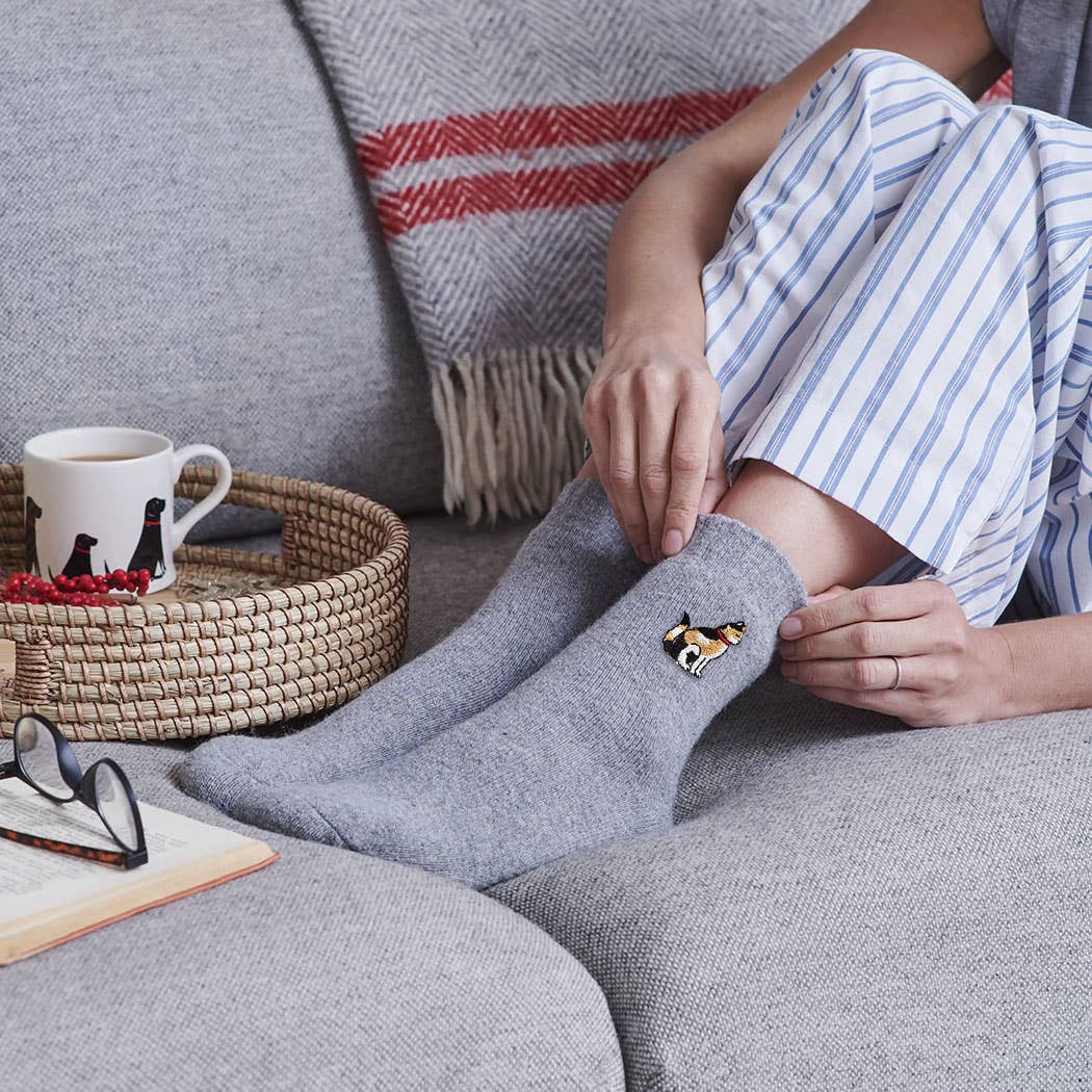 Tortoiseshell Cat Wool Socks