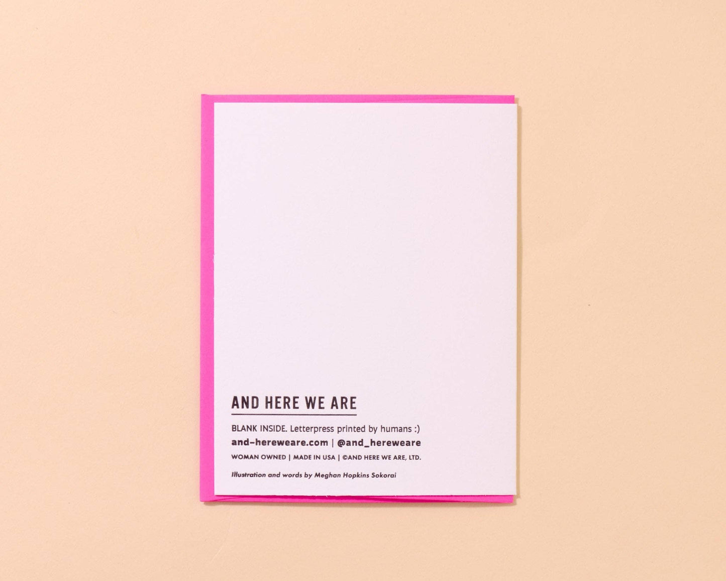 You're So Annoying But I Love You Letterpress Card- Made in USA