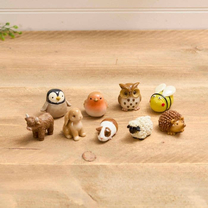 Tiny World Guinea Pig Resin Keepsake Ornament With Gift Box **