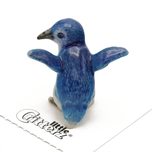 Oamaru Blue Fairy Penguin Porcelain Miniature
