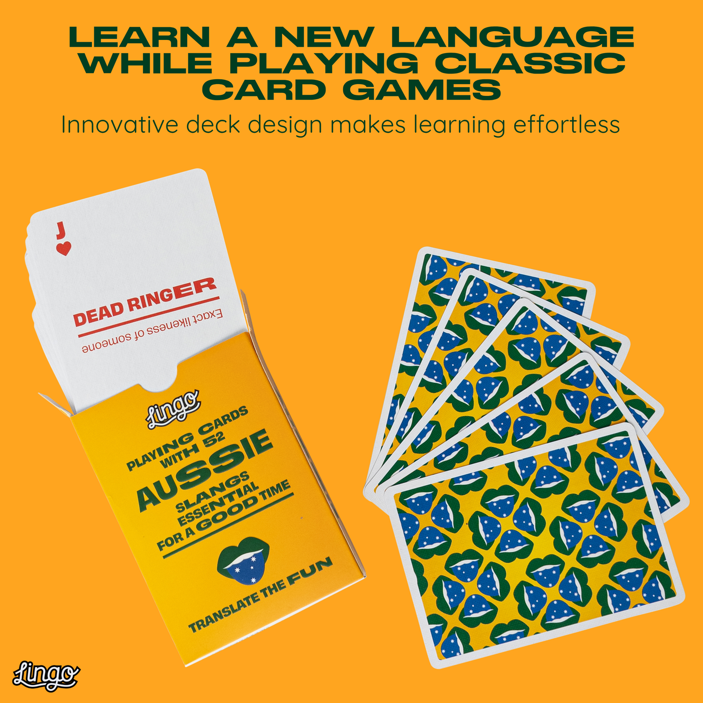 Aussie Slang Travel Playing Cards
