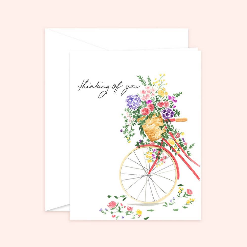 Thinking of You Floral Sympathy Card
