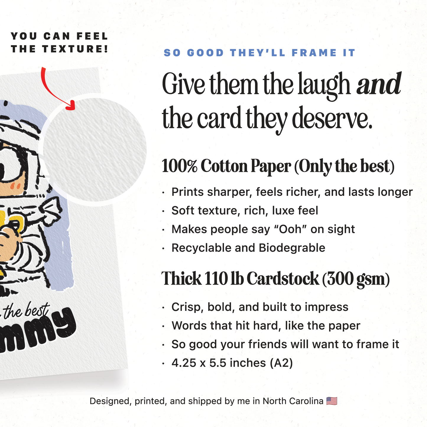 The Best Mummy - A2 Mothers Day Greeting Card