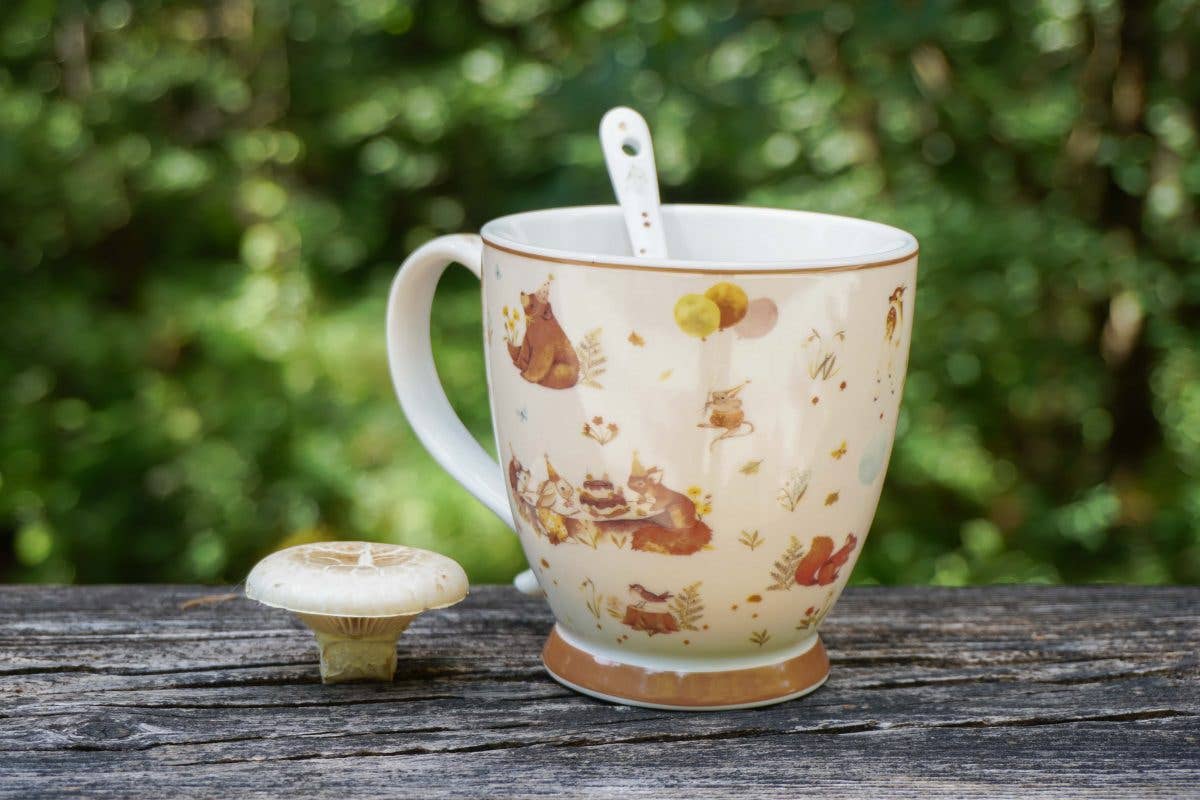 Porcelain mug Forest Party 430 ml Isabelle Rose