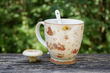 Load image into Gallery viewer, Porcelain mug Forest Party 430 ml Isabelle Rose
