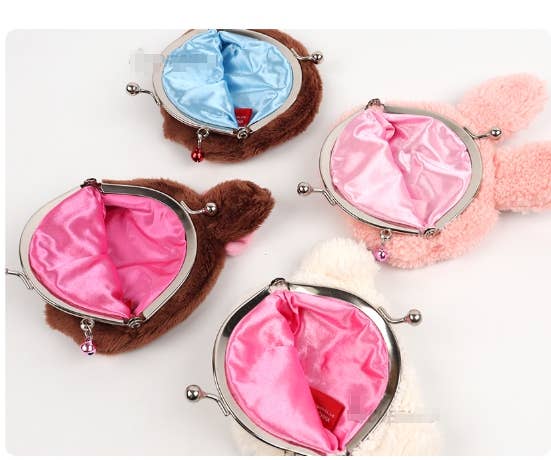 Official Sekiguchi Monchhichi Plush Snap Coin Purse