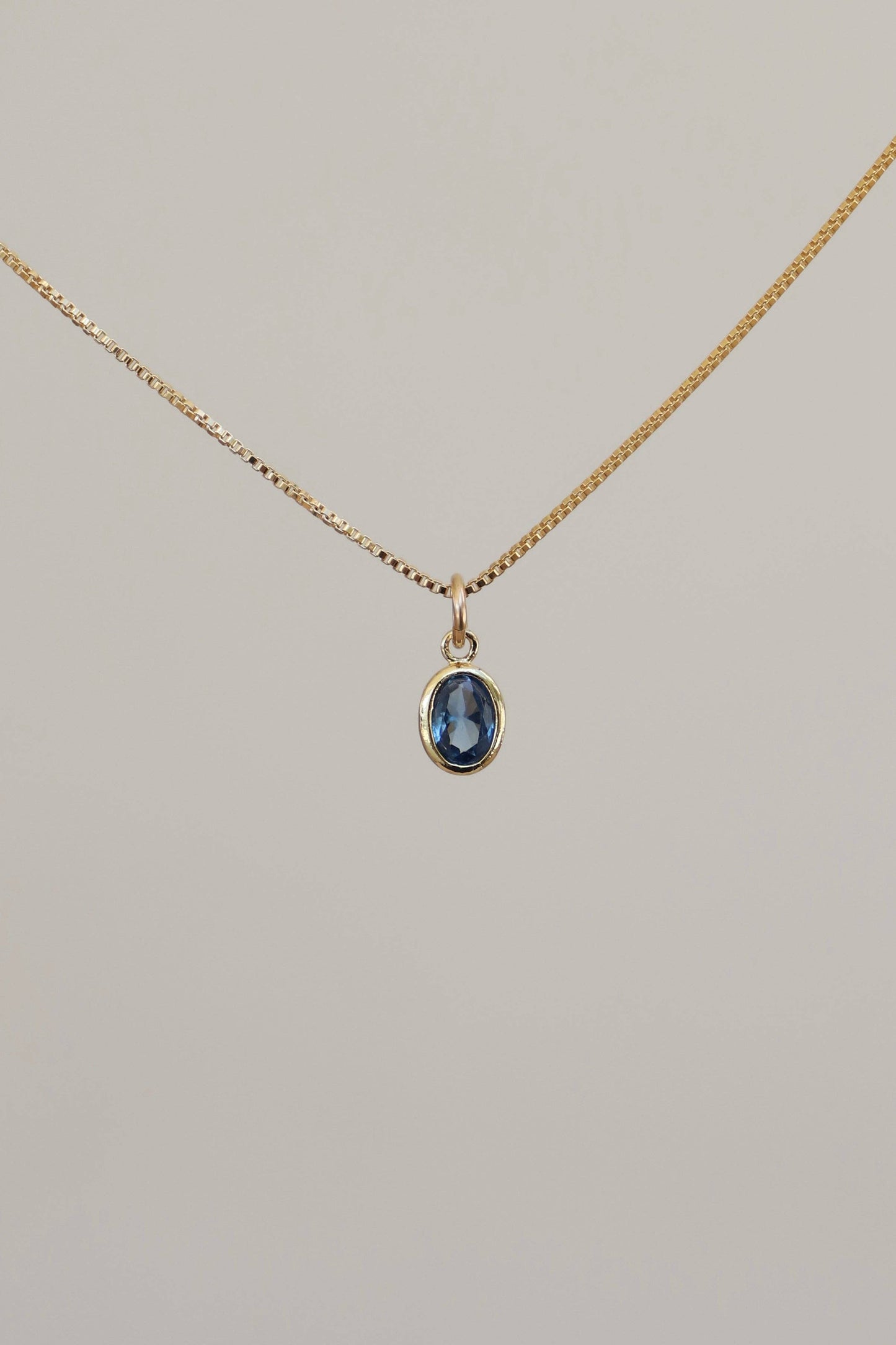 OVAL BIRTHSTONE CHARM