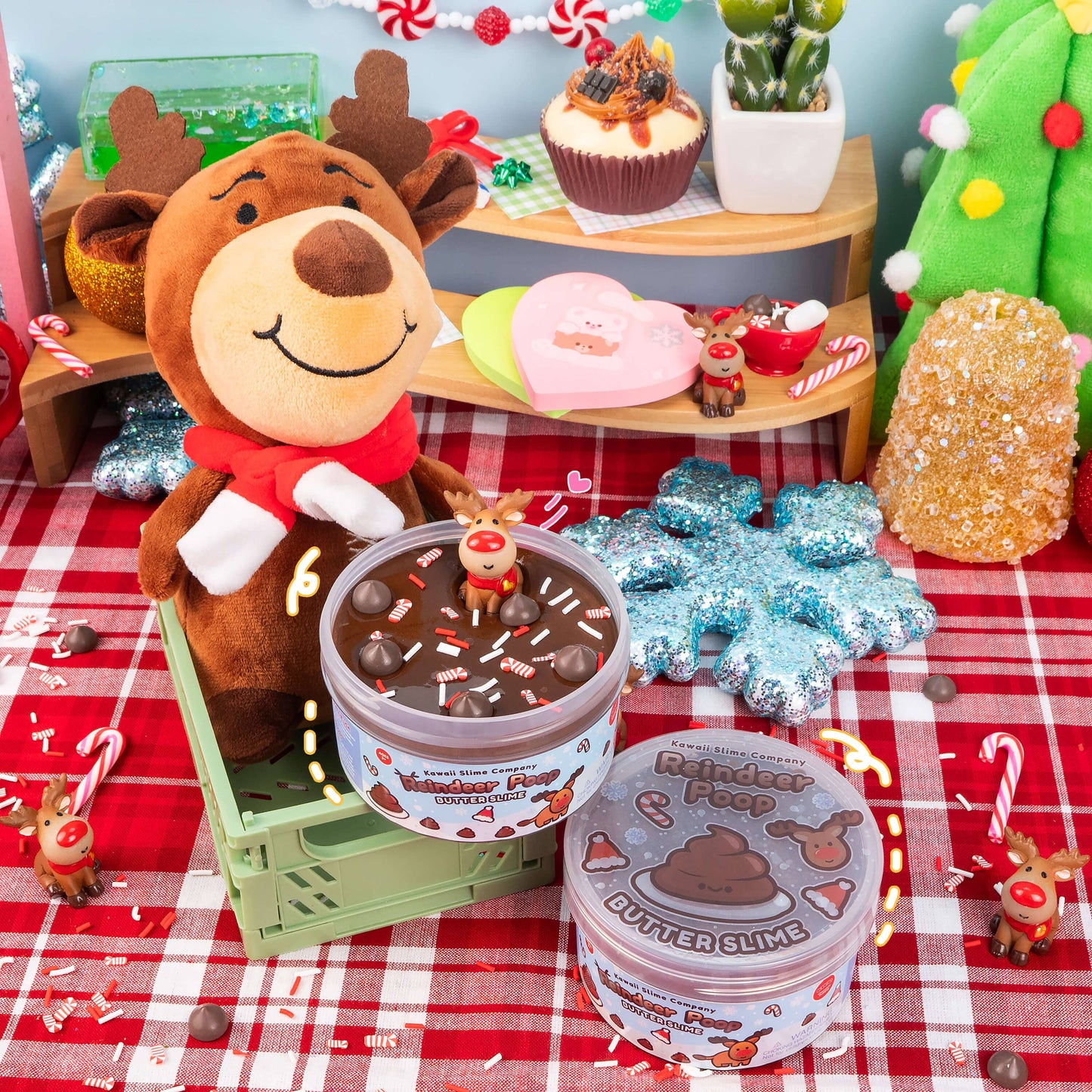 Reindeer Poop Butter Signature Dome Slime