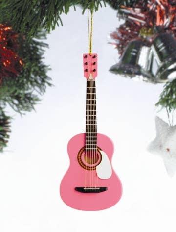 Pink String Guitar Ornament