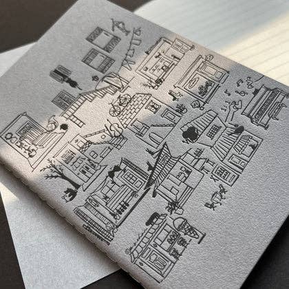 Sinfonietta x ditto ditto Pocket-sized Letterpress Notebook