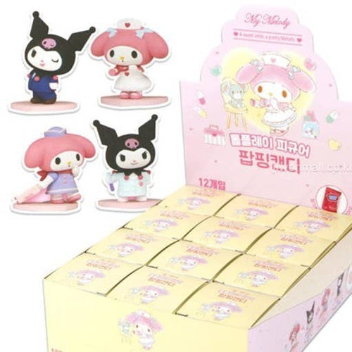 Sanrio My Melody Roll Play Figure Ramdom Box W Popping Candy - Front & Company: Gift Store