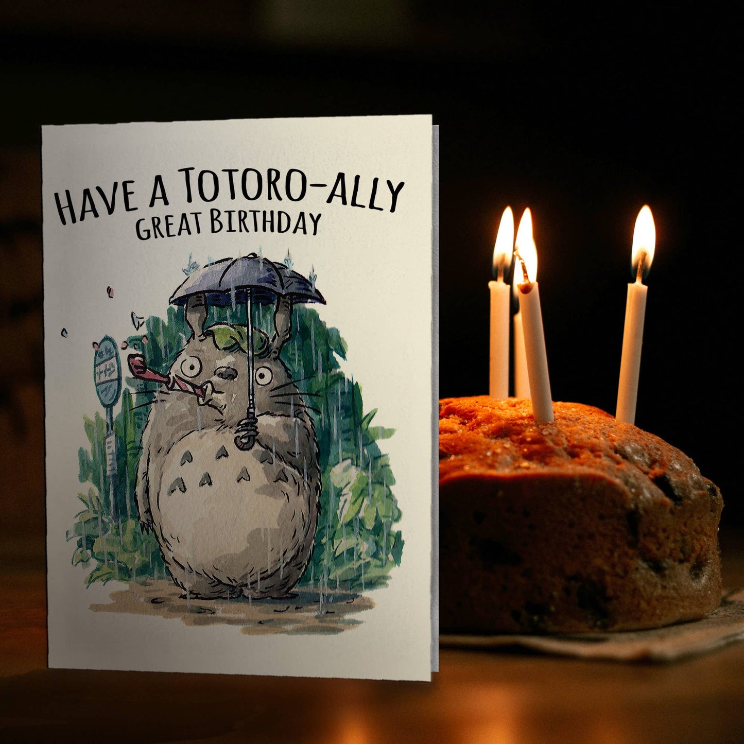 "Tot-orally Great Birthday" - Anime Japanese Influenced Card