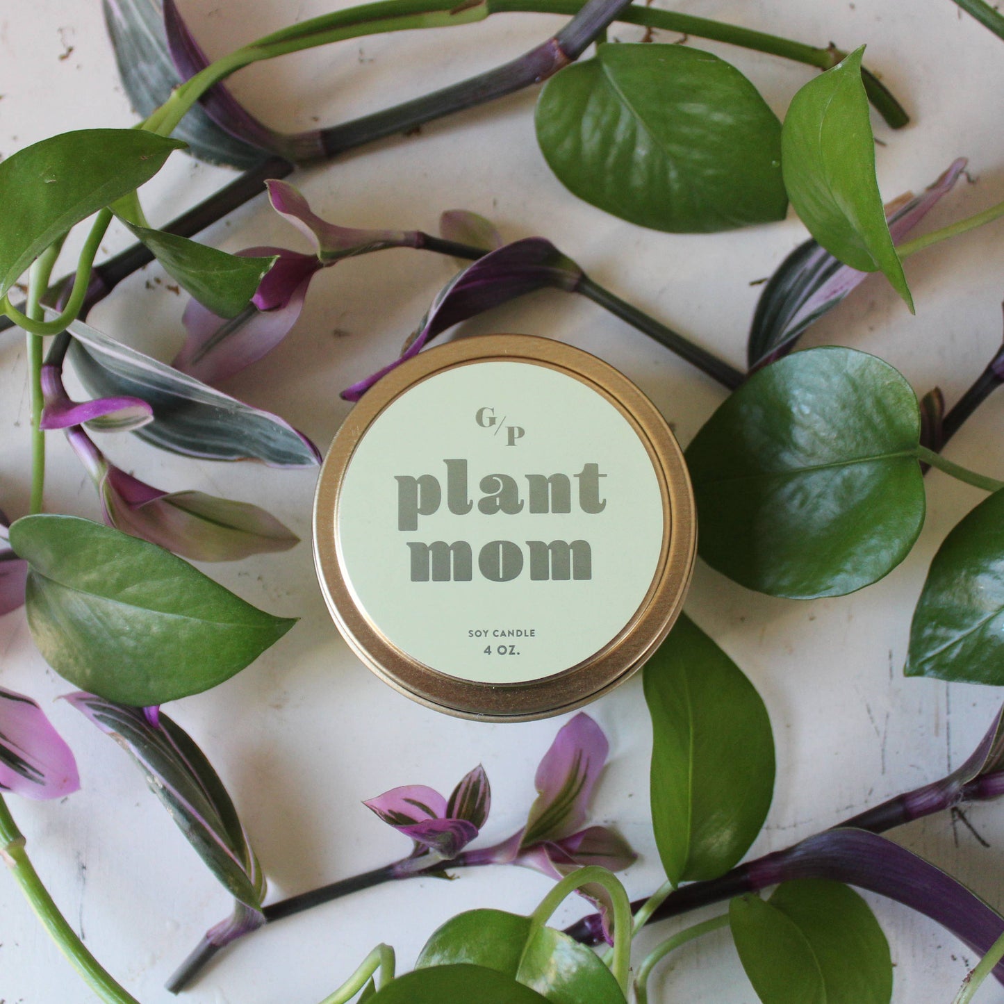 Plant Mom Just Because 4 oz. Candle Tin