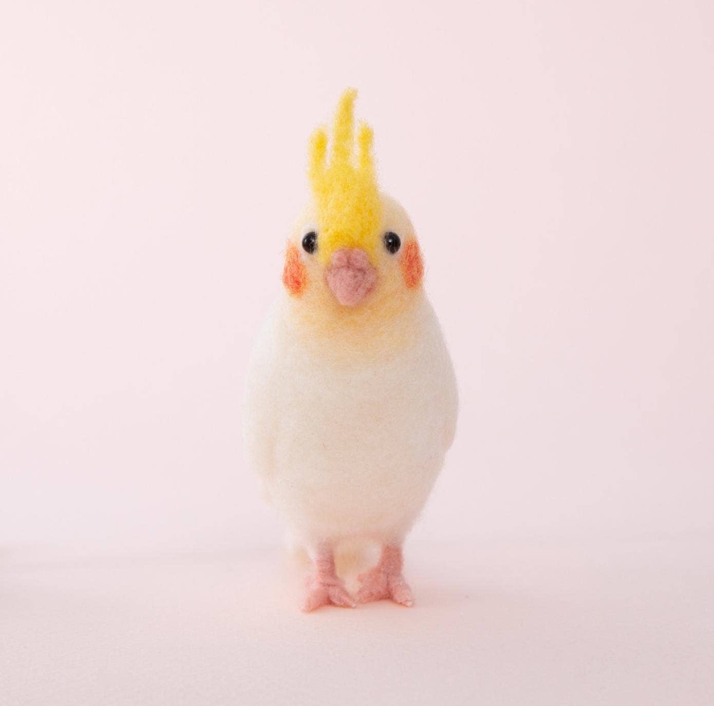 Japanese Needle Felting Kit: Budgie & Cockatiel DIY Craft
