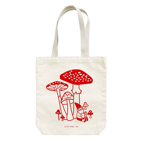 Gnome Mushroom Tote - Front & Company: Gift Store