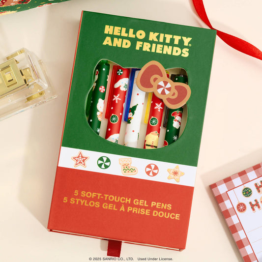 Hello Kitty & Friends Holiday Soft-Touch Gel Pens