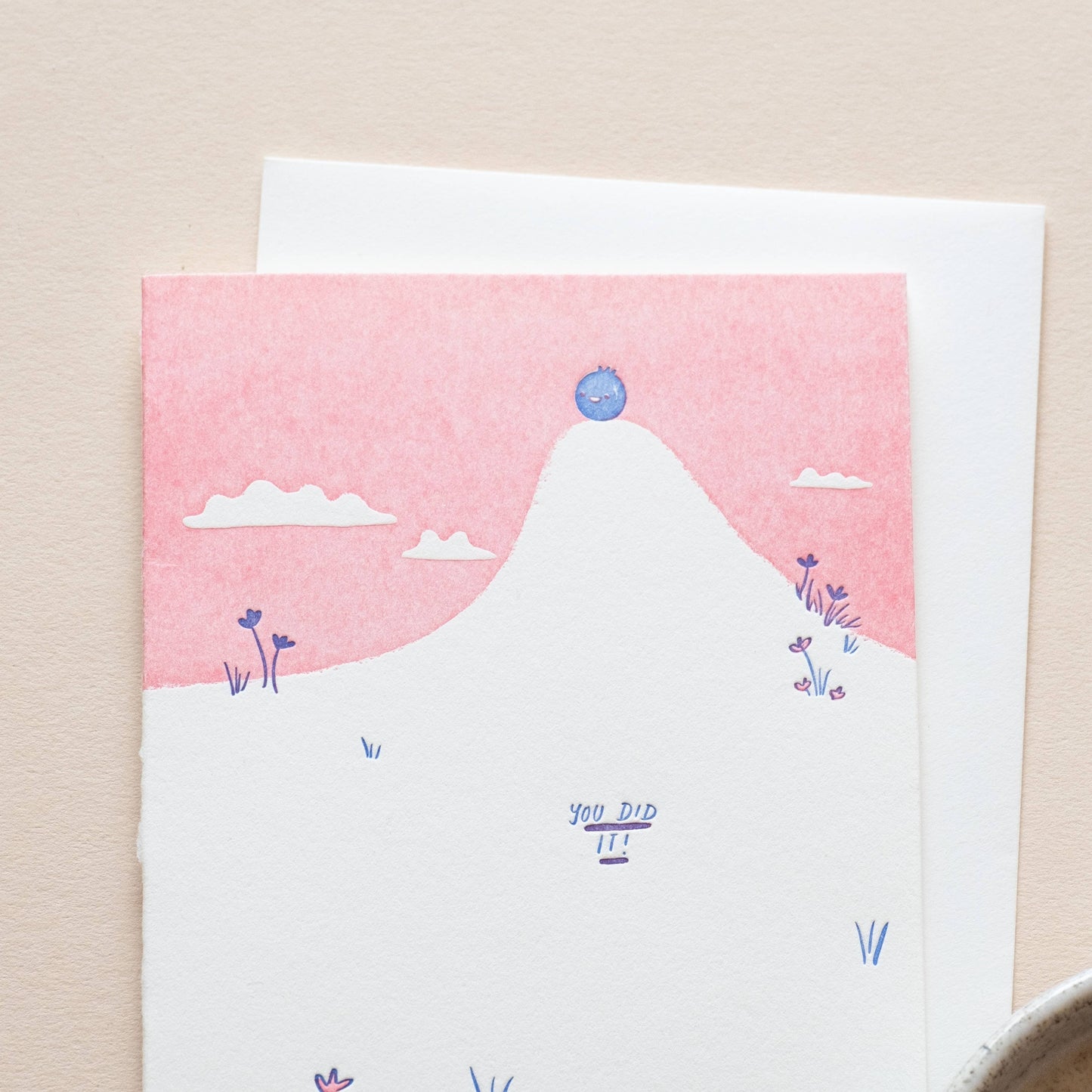Blueberry Hill | You Did It | Letterpress Card