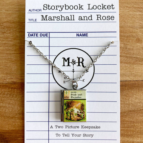 Book Locket Pride and Prejudice - Gentleman's Greeting - Front & Company: Gift Store