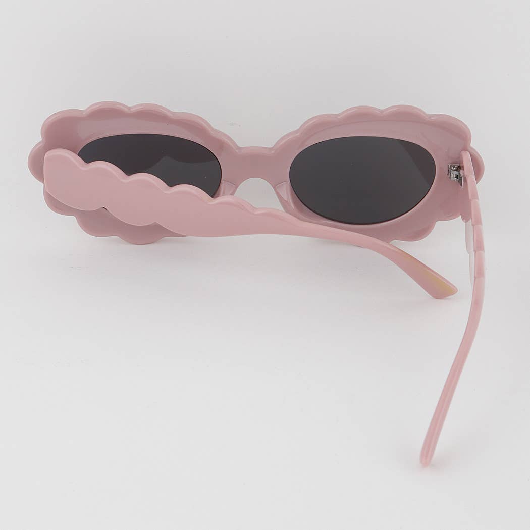 Flower Cloud Round Sunglasses