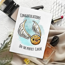 Load image into Gallery viewer, &quot;Perfect Catch&quot; - Harry Potter Wedding, Anniversary Card
