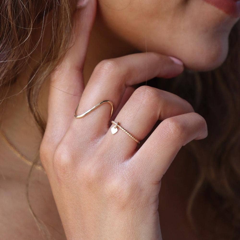 Heart Charmed Ring I Valentine's Day Jewelry