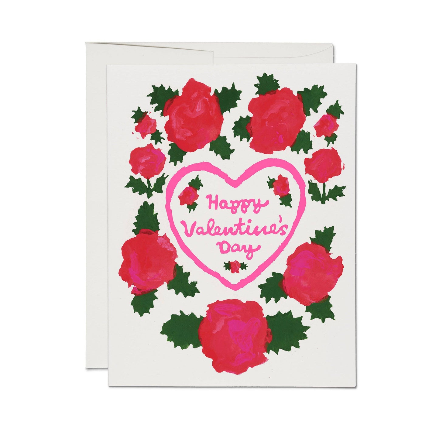 Rosy Heart greeting card