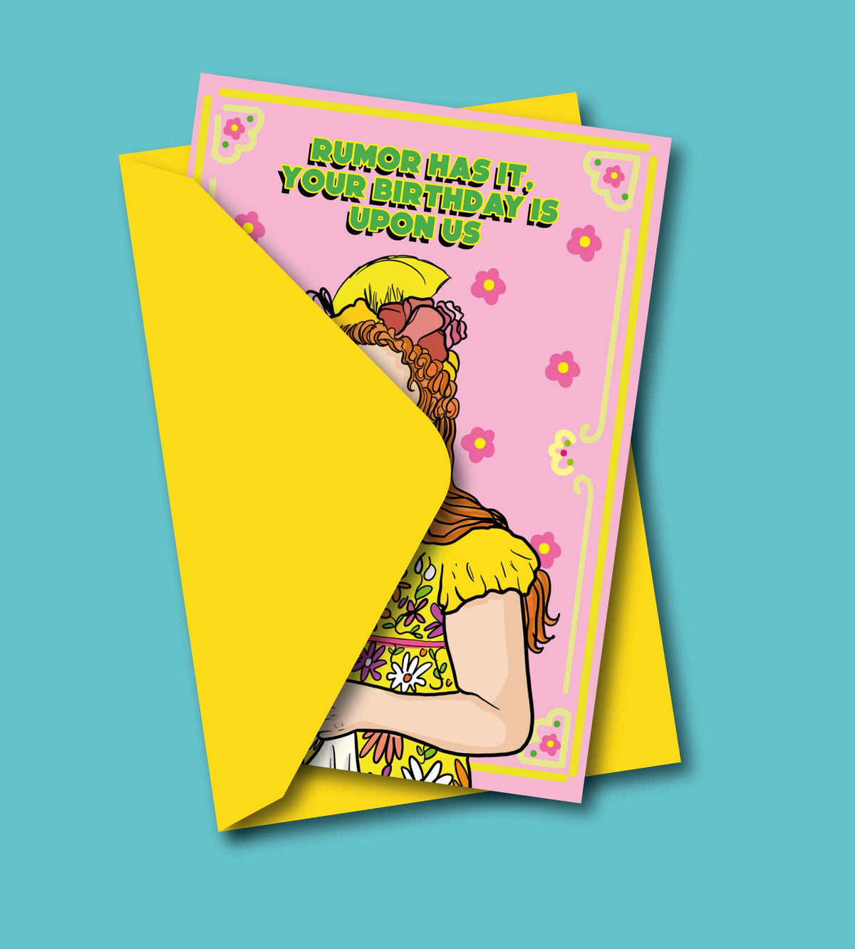 Rumor Has It Funny Birthday Greeting Card