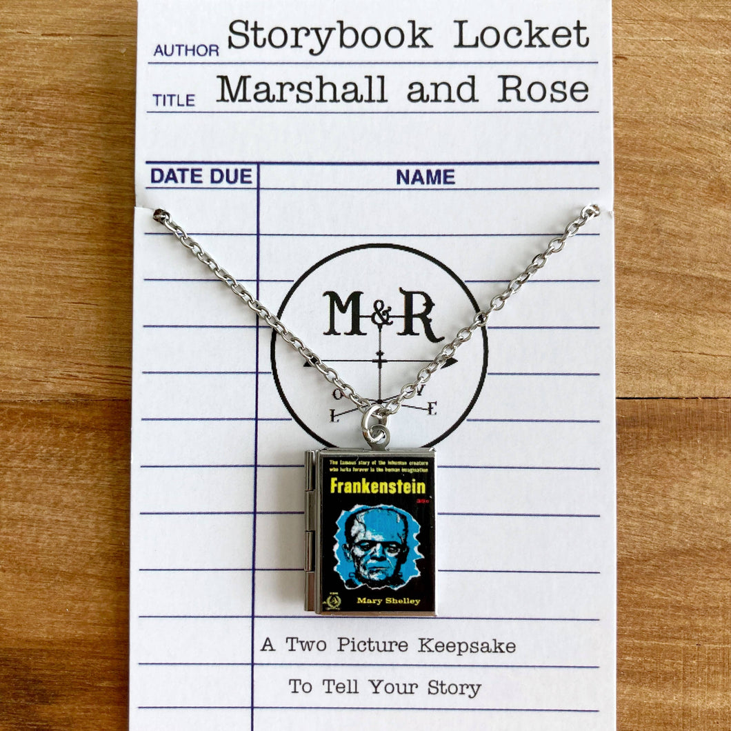 Book Locket Frankenstein