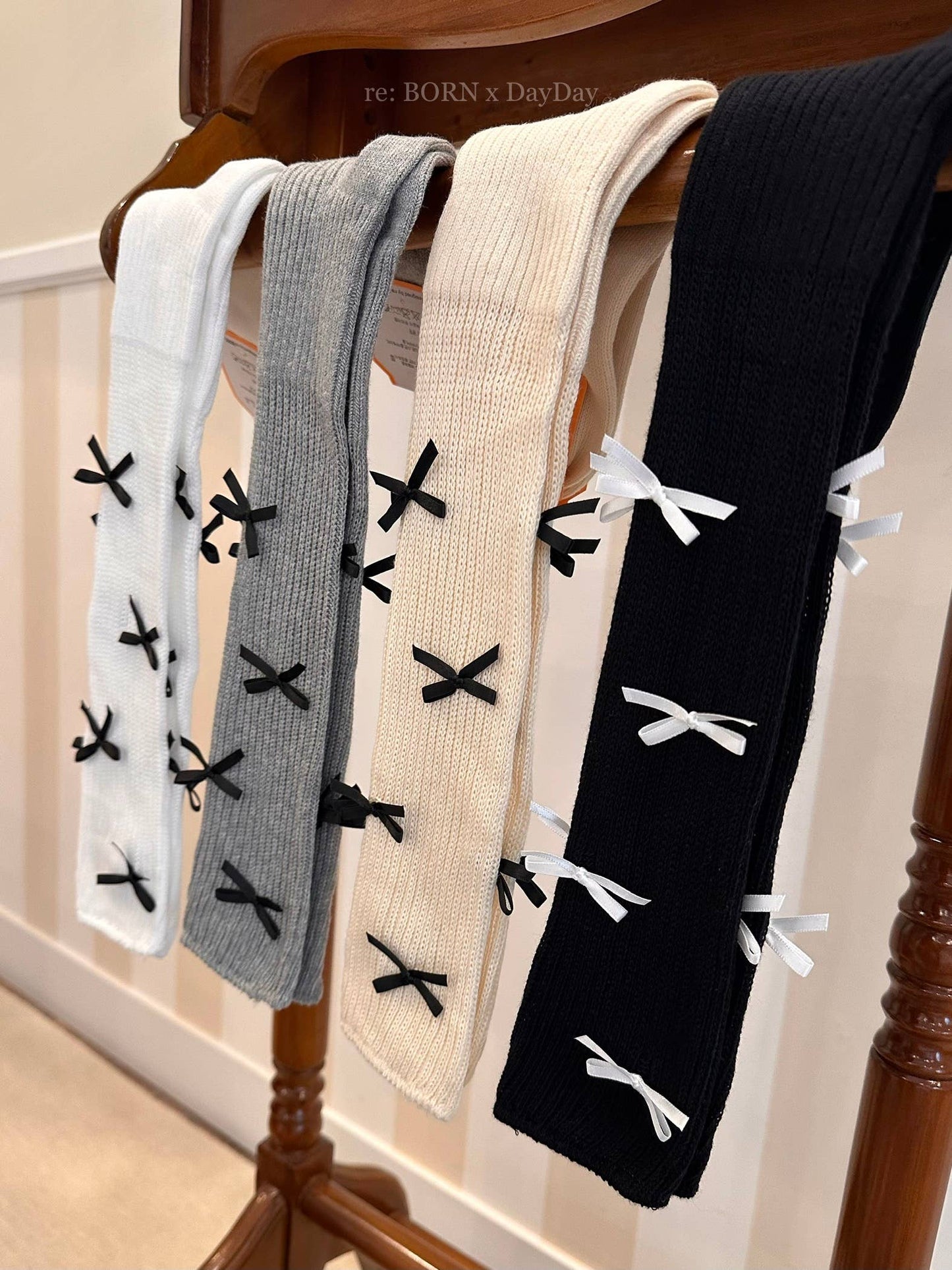 Hot Trendy Balletcore Ribbon Knee Socks