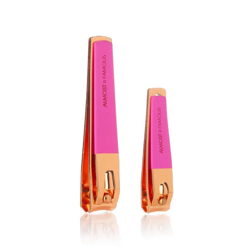 Rose Gold 2-Piece Nail Clipper Set - Front & Company: Gift Store