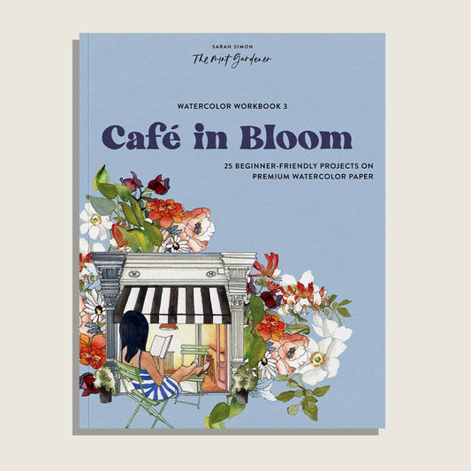 Watercolor Workbook 3: Cafe in Bloom (Spring)