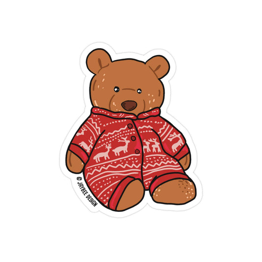 PJ Bear Vinyl Sticker
